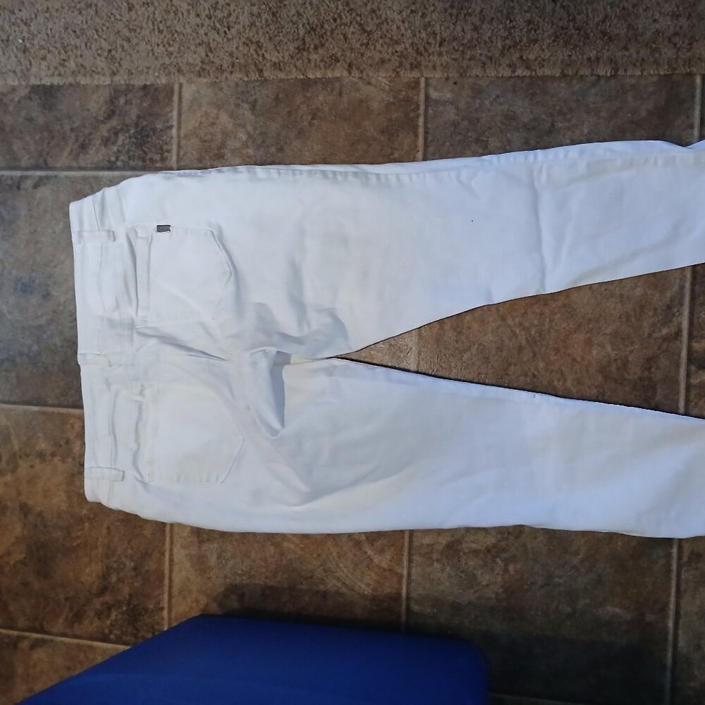 1822 white skinny ankle pants